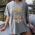 Books Plants And Coffee Growing Plant Gardening Planting Women's Comfort Colors T-Shirt Gray
