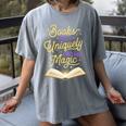 Books Are A Uniquely Portable Magic Reading Bookworm Women's Comfort Colors T-Shirt Gray Books Are A Uniquely Portable Magic Reading Bookworm Women's Comfort Colors T-Shirt Gray