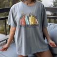 Books Wildflowers There Is No Such Thing As Too Many Books Women's Comfort Colors T-Shirt Gray