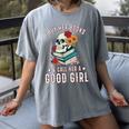 I Buy Her Books Call Her A Good Girl Book Lover Skull Women's Comfort Colors T-Shirt Gray I Buy Her Books Call Her A Good Girl Book Lover Skull Women's Comfort Colors T-Shirt Gray