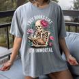 I Buy Books Like I'm Immortal Women's Comfort Colors T-Shirt Gray I Buy Books Like I'm Immortal Women's Comfort Colors T-Shirt Gray