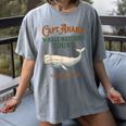 Captain Ahab’s Whale Watching Tours – Moby Book Parody Women's Comfort Colors T-Shirt Gray