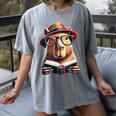 Capybara Bookworm Rodent Reading a Book Women's Comfort Colors T-Shirt Gray