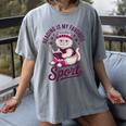 Cat Reading Is My Favorite Sport Retro Book Lover Women's Comfort Colors T-Shirt Gray