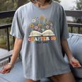 Chapter 10 Years Old 10th Birthday Wildflower Book Lover Women's Comfort Colors T-Shirt Gray
