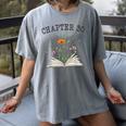 Chapter 30 Book Lovers & Readers 30th Birthday Wildflowers Women's Comfort Colors T-Shirt Gray