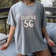 Chapter 56 Birthday Shirt For Women Book Lovers Love To Read Women's Comfort Colors T-Shirt Gray