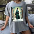 Charles Dickens Christmas Classic Book Ebeneezer Scrooge -Adults Kids Small Short Sleeve T-Shirt Women's Comfort Colors T-Shirt Gray