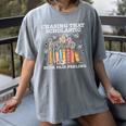 Chasing That Scholastic Book Fair Feeling Apparel Women's Comfort Colors T-Shirt Gray