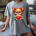 Chihuahua Reading a Book Dog Women's Comfort Colors T-Shirt Gray Chihuahua Reading a Book Dog Women's Comfort Colors T-Shirt Gray