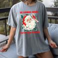 Christmas Bookish He Knows What You'Ve Been Reading Women Women's Comfort Colors T-Shirt Gray
