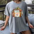 I Closed My Book To Be Here Fall Pumpkin Women's Comfort Colors T-Shirt Gray I Closed My Book To Be Here Fall Pumpkin Women's Comfort Colors T-Shirt Gray