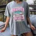 Closing This Chapter Retired Librarian 2025 Book Retirement Women's Comfort Colors T-Shirt Gray Closing This Chapter Retired Librarian 2025 Book Retirement Women's Comfort Colors T-Shirt Gray