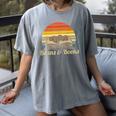 Coffee Beans & Books Retro Bookworm Librarian Women's Comfort Colors T-Shirt Gray