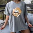 Coffee And Books Adult Books Lover Reading Women's Comfort Colors T-Shirt Gray