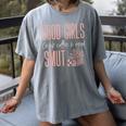 Coffee And Smut Good Girls Read Smutty Book Merch For Women Women's Comfort Colors T-Shirt Gray