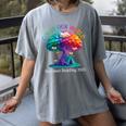 Color Our World Summer Reading 2025 Tree Book Lover Camping Women's Comfort Colors T-Shirt Gray Color Our World Summer Reading 2025 Tree Book Lover Camping Women's Comfort Colors T-Shirt Gray