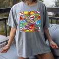 Comic Book Pop Art Modern Fun Women's Comfort Colors T-Shirt Gray