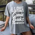 Comic Book Women's Comfort Colors T-Shirt Gray