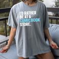 Comic Books Art For Men Women Comics Lover Comics Collector Women's Comfort Colors T-Shirt Gray