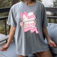 Coquette Reading Book Lover Pink Bow Bookish Mom & Daughter Women's Comfort Colors T-Shirt Gray Coquette Reading Book Lover Pink Bow Bookish Mom & Daughter Women's Comfort Colors T-Shirt Gray