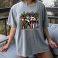 Cosy Sloth In Bookshelf With Plants Women's Comfort Colors T-Shirt Gray Cosy Sloth In Bookshelf With Plants Women's Comfort Colors T-Shirt Gray