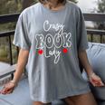 Crazy Book Lady Women's Comfort Colors T-Shirt Gray Crazy Book Lady Women's Comfort Colors T-Shirt Gray