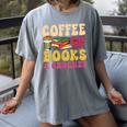 Crochet Coffee Reading Books Crocheter Crocheting Women's Comfort Colors T-Shirt Gray Crochet Coffee Reading Books Crocheter Crocheting Women's Comfort Colors T-Shirt Gray
