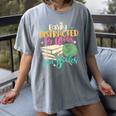 Crochet And Reading Crocheter Bookish Crocheting Book Lover Women's Comfort Colors T-Shirt Gray