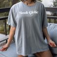 Cute Basic Book Girlie Women's Comfort Colors T-Shirt Gray