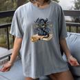 Cute Dragon Books Flower Bookworm Book Lover Women's Comfort Colors T-Shirt Gray