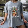 Cute Dragon Reading Book Bookworm Dragon And Books For Women Women's Comfort Colors T-Shirt Gray