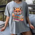 Cute Fox Read More Be Kind Stay Weird Reader Geek Book Lover Women's Comfort Colors T-Shirt Gray Cute Fox Read More Be Kind Stay Weird Reader Geek Book Lover Women's Comfort Colors T-Shirt Gray