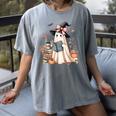 Cute Ghost Reading Book Librarian Book Lover Women's Comfort Colors T-Shirt Gray Cute Ghost Reading Book Librarian Book Lover Women's Comfort Colors T-Shirt Gray