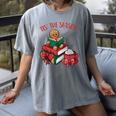 Cute Gingerbread Man Reading Book Nerd Christmas Bookish Women's Comfort Colors T-Shirt Gray Cute Gingerbread Man Reading Book Nerd Christmas Bookish Women's Comfort Colors T-Shirt Gray