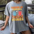 Cute Librarian Library Book Lover Keeper Of Endless Stories Women's Comfort Colors T-Shirt Gray Cute Librarian Library Book Lover Keeper Of Endless Stories Women's Comfort Colors T-Shirt Gray