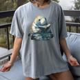 Cute Manatee Reading Book Bookworm Readers Manatee Lover Women's Comfort Colors T-Shirt Gray Cute Manatee Reading Book Bookworm Readers Manatee Lover Women's Comfort Colors T-Shirt Gray