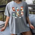 Cute Snowman Reading Books Christmas Winter Book Lover Women's Comfort Colors T-Shirt Gray Cute Snowman Reading Books Christmas Winter Book Lover Women's Comfort Colors T-Shirt Gray