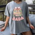 Dada Book First Chapter Birthday Family Matching Party Women's Comfort Colors T-Shirt Gray