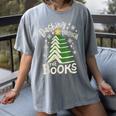 Dashing Through The Books Christmas Book Lovers Men Women Women's Comfort Colors T-Shirt Gray Dashing Through The Books Christmas Book Lovers Men Women Women's Comfort Colors T-Shirt Gray