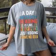 A Day Without Reading I Have No Idea Book Lovers Women's Comfort Colors T-Shirt Gray