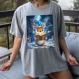 Deer Reads Book Women Girls Reindeer Women's Comfort Colors T-Shirt Gray Deer Reads Book Women Girls Reindeer Women's Comfort Colors T-Shirt Gray