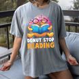 Donut Stop Reading Cute Book Reader Bookworm Donut Day Women's Comfort Colors T-Shirt Gray Donut Stop Reading Cute Book Reader Bookworm Donut Day Women's Comfort Colors T-Shirt Gray