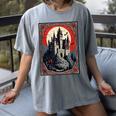 Dracula's Castle Book Cover Illustration Women's Comfort Colors T-Shirt Gray