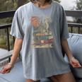 Dragon Fantasy Book Lover Book Nerd Women's Comfort Colors T-Shirt Gray Dragon Fantasy Book Lover Book Nerd Women's Comfort Colors T-Shirt Gray