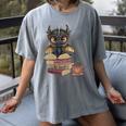 Dragon Read Books Be Kind Stay Weird Book Lover Women's Comfort Colors T-Shirt Gray