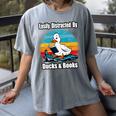 Ducks Books Lover Easily Distracted By Ducks & Books Women's Comfort Colors T-Shirt Gray Ducks Books Lover Easily Distracted By Ducks & Books Women's Comfort Colors T-Shirt Gray