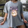 Dungeon Crawler Carl Airbrushed Princess Donut Series Book Women's Comfort Colors T-Shirt Gray Dungeon Crawler Carl Airbrushed Princess Donut Series Book Women's Comfort Colors T-Shirt Gray