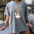 Easily Distracted By Books Silly-Goose Bookish Library Read Women's Comfort Colors T-Shirt Gray Easily Distracted By Books Silly-Goose Bookish Library Read Women's Comfort Colors T-Shirt Gray