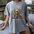 Easily Distracted By Cats And Books Women's Comfort Colors T-Shirt Gray Easily Distracted By Cats And Books Women's Comfort Colors T-Shirt Gray